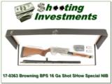 Browning BPS 16 Gauge Shot Show Special Silver NIB! - 1 of 4