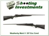 Weatherby Mark V 26in Synthetic 257 Exc Cond with 2 stocks! - 1 of 4