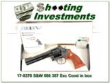 Smith & Wesson 586 6in 357 Exc Cond in box! - 1 of 4