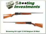 Browning A4 Light 12 60 Belgium 28in Mod - 1 of 4