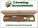 Browning A5 Ducks Unlimited 20 Gauge XX Wood NEW - 1 of 4