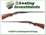 Fox Sterlingworth 20 Gauge 26in F & M - 1 of 4