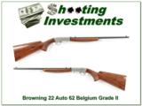 Browning 22 Auto Grade II 62 Belgium! - 1 of 4