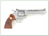 Colt Python 6in Stainless Exc Cond in case! - 2 of 4