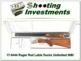 Ruger Red Label 12 Ga Ducks Unlimited hand engraved NIB! - 1 of 4
