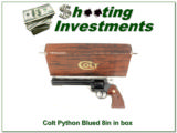 Colt Python 357 Mag 8in Blued in box! - 1 of 4