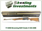 Browning BAR Grade II 338 unfired, 70 Belgium Blond! - 1 of 4