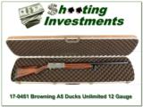 Browning A5 12 Gauge DU XX Wood in case - 1 of 4