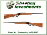 Ruger No. 1 Pre-Warning Red Pad 30-06 MINT! - 1 of 4
