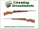 Weatherby Mark V Deluxe early German 300 Exc Cond! - 1 of 4