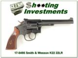 Smith & Wesson K22 Exc Cond 5.5in - 1 of 4