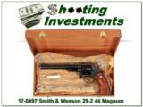 Smith & Wesson 29-2 44 Mag 8 3/8in Exc Cond in wooden case - 1 of 4