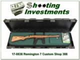 Remington Model 7 Custom Shop Mannlicher 308 Win - 1 of 4