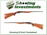 Browning 22 Auto Thumbwheel Short COLLECTOR! - 1 of 4