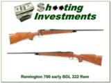 Remington 700 BDL 222 Rem Pressed Checkering Very Nice! - 1 of 4