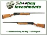 Browning A5 12 Magnum 70 Belgium Honey Blond! - 1 of 4