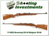 Browning Safari Grade 64 Belgium 30-06 Exc Cond! - 1 of 4