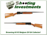 Browning A5 20 Gauge 63 Belgium Blond collector looks unfired! - 1 of 4
