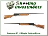 Browning A5 64 Belgium Magnum 12 Round Knob! - 1 of 4
