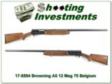 Browning A5 12 Magnum 75 Belgium 32in VR Exc! - 1 of 4