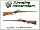 Ruger No.1 30-06 26in Custom XX Wood! - 1 of 4