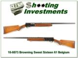 Browning A5 Sweet Sixteen 61 Belgium Vent Rib - 1 of 4