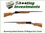 Browning A5 Sweet Sixteen 70 Belgium Vent Rib Exc! - 1 of 4