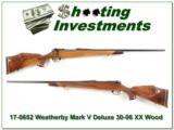 Weatherby Mark V Deluxe 30-06 XX Wood Exc! - 1 of 4