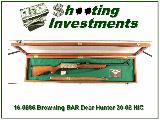 Browning BAR Deer Hunter 30-06 commemorative in display case! - 1 of 4