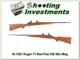 Ruger 77 Red Pad 338 Win Mag Exc Cond! - 1 of 4