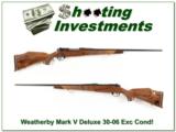 Weatherby Mark V Deluxe 30-06 XX Wood Exc! - 1 of 4
