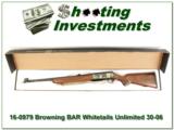 Browning BAR Whitetails Unlimited 6 of 150 30-06! - 1 of 4