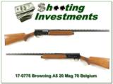 Browning A5 20 Magnum Belgium VR Modified Blond - 1 of 4