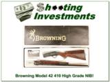 Browning Model 42 High Grade 410 NIB! - 1 of 4