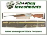 Browning Belgium BAR Grade 4 7mm NIB! - 1 of 4