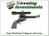 Ruger Blackhawk New Model 41 Rem Mag 6.5in Bushnell - 1 of 4