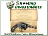 Colt Pocket Positive 32 Police Collector! - 1 of 4