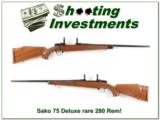 Sako 75 Deluxe RARE 280 Remington as new! - 1 of 4