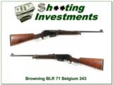 Browning 1971 Belgium BLR 243 Exc Cond! - 1 of 4