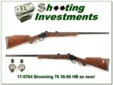 Browning Model 78 30-06 Heavy Barrel looks unfired! - 1 of 4