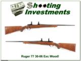 Ruger 77 30-06 Red Pad Tang Safety super wood! - 1 of 4