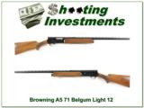 Browning A5 Light 12 collector 71 Belgium! - 1 of 4