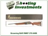 Browning BAR 270 Win Mag Rocky Mountain Elk Foundation! - 1 of 4
