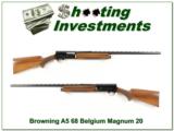Browning A5 Magnum 20 Gauge 68 Belgium Vent Rib! - 1 of 4