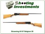 Browning A5 20 Gauge 67 Belgium blond! - 1 of 4