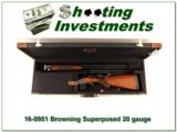 Browning Superposed 20 Ga 1963 Belgium in case - 1 of 4