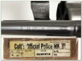 Colt Official Police 38 Special 4in in box! - 4 of 4