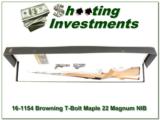 Browning T-bolt 22 Magnum Limited Run Maple Stock NIB - 1 of 4
