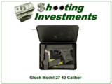Glock 27 40 S&W 4 magazines laser site grip in case - 1 of 3