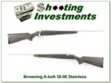 Browning A-bolt Stainless Stalker 30-06 Exc Cond! - 1 of 4